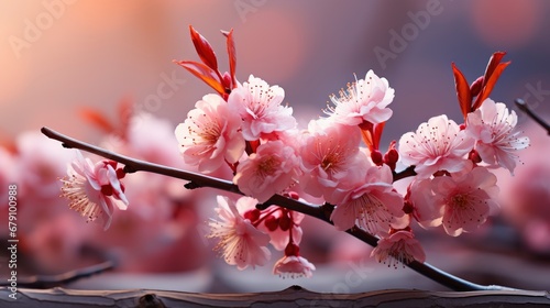 Branches Blossoming Cherry Macro Soft Focus, HD, Background Wallpaper, Desktop Wallpaper