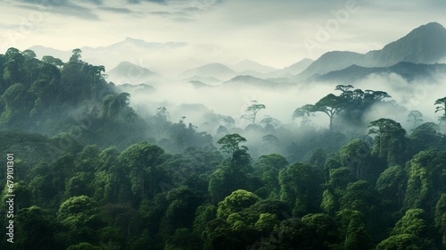 misty mountain landscape © Ammar