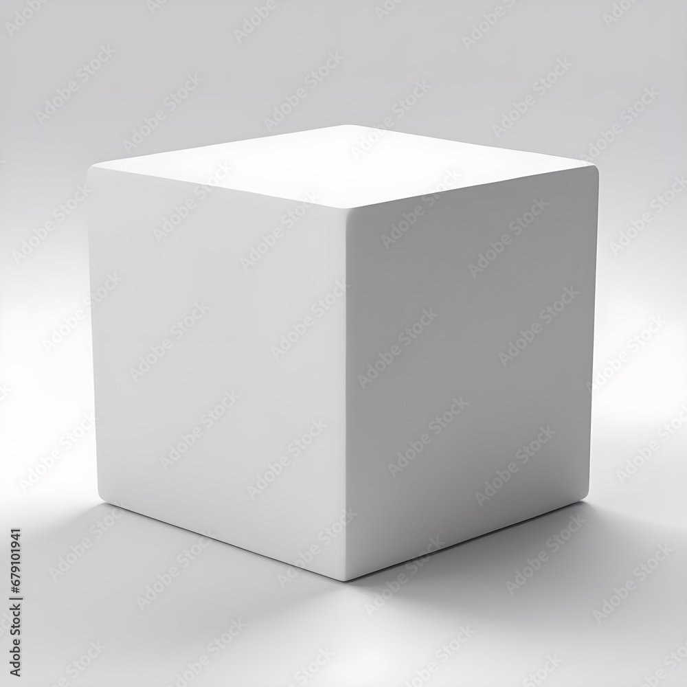 white 3d box white 3d box