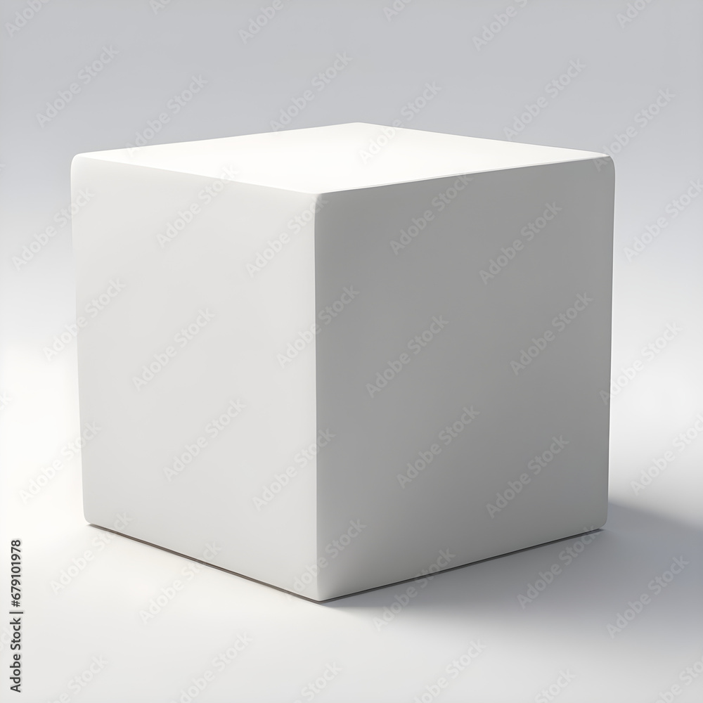 white 3d box white 3d box