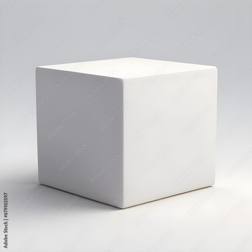 white 3d box white 3d box