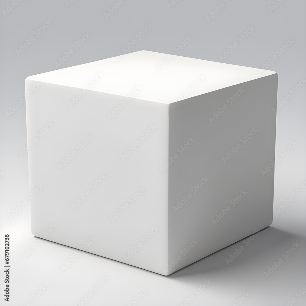 White 3d box White 3d box