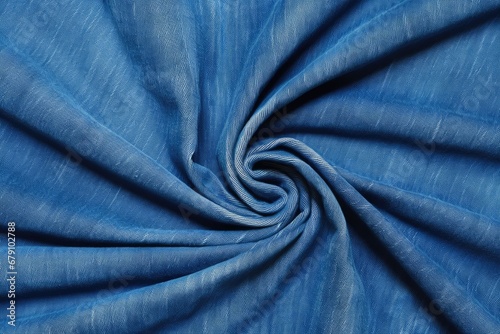 close-up of inside/out denim fabric