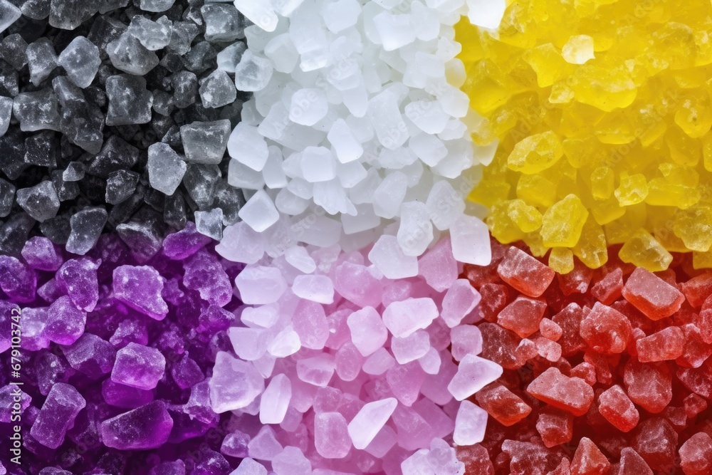 Fototapeta premium an image displaying sugar crystals in detail