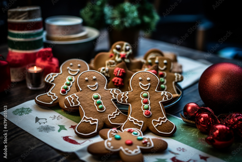 christmas cookies and gingerbread