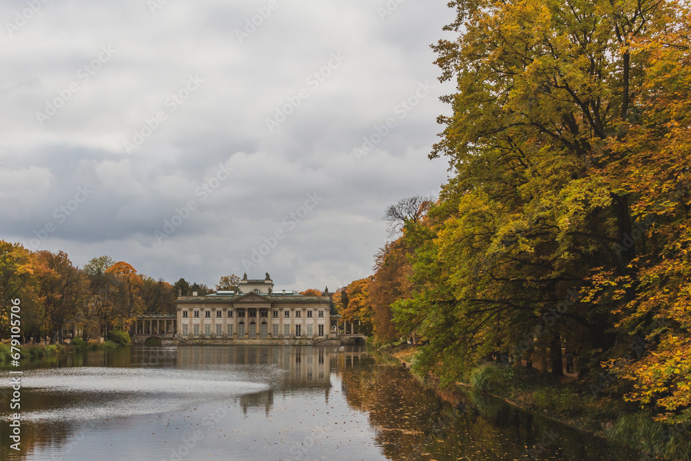 Autumn in the parks of Warsaw