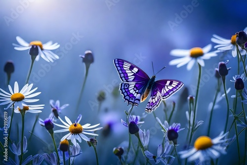 butterfly on a flower © Hafsa