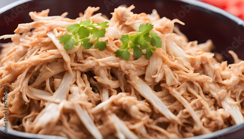 A Chinese dish: shredded chicken photo