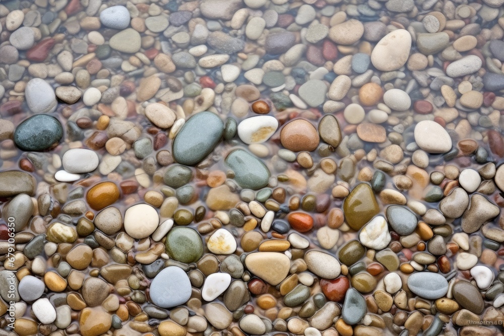 naturally polished pebbles in the surf naturally polished pebbles in the surf