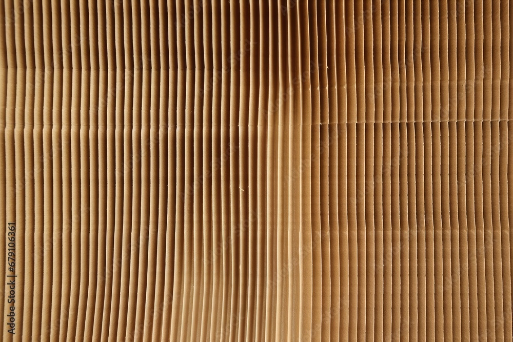 close-up of corrugated cardboard close-up of corrugated cardboard