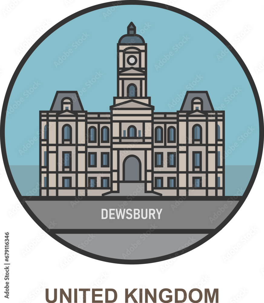 Dewsbury. Cities and towns in United Kingdom