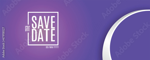 Save the date banner. Can be used for business, marketing and advertising. logo graphic design of event summit made for economic, business and environment upcoming events. Vector EPS 10 photo