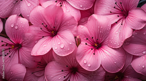 A beautiful group of pink flowers © Ghazanfar