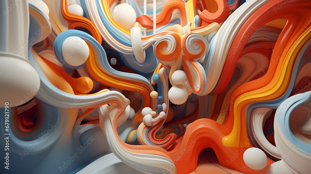 3D abstract art, background wallpaper 3D abstract art, background wallpaper