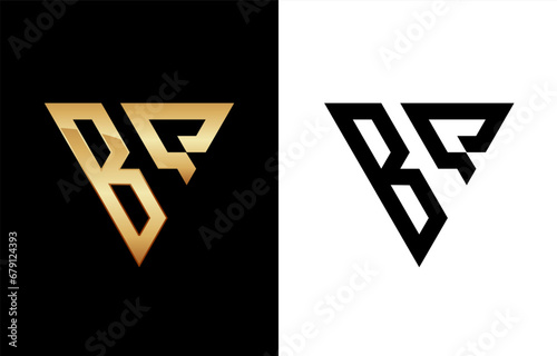 Triangle Letter B Logo Design