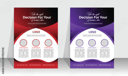 A Corporate flayer design for business & creative template design