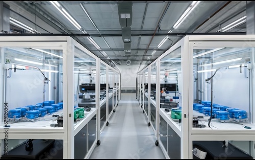 An organized and sterile environment where bioprinting takes place, ensuring the integrity of the bioprinted structures