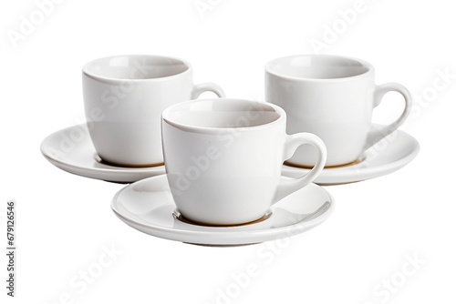 Espresso Delight Isolated on Transparent Background. Ai