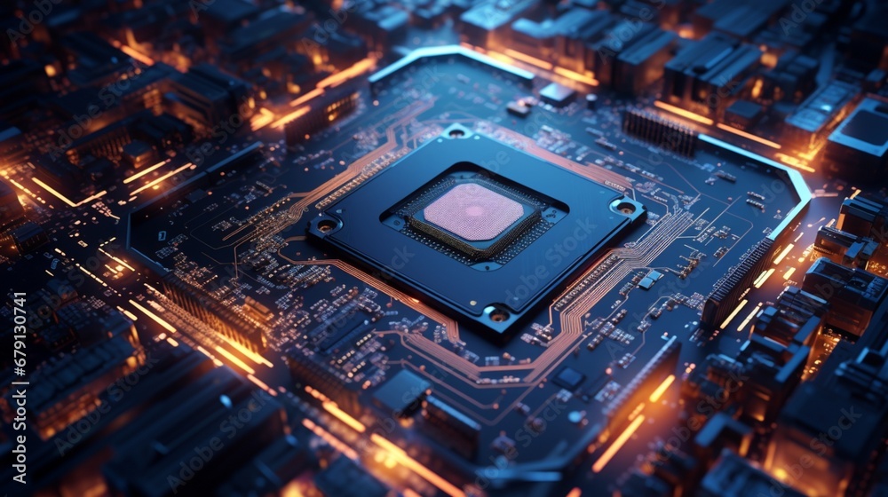the concept of CPU performance scaling in a digital universe.
