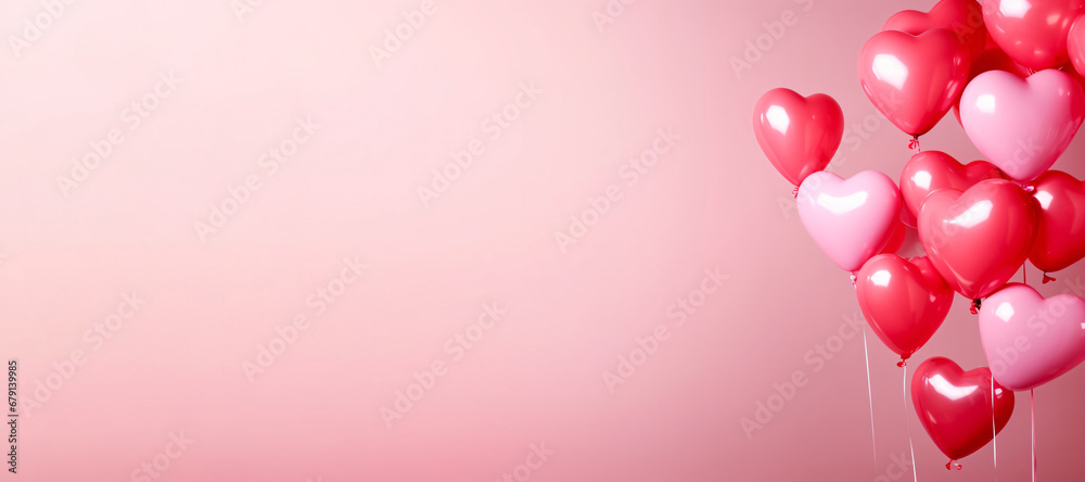 Image about love and valentines day with a heart shape and a huge copy space background