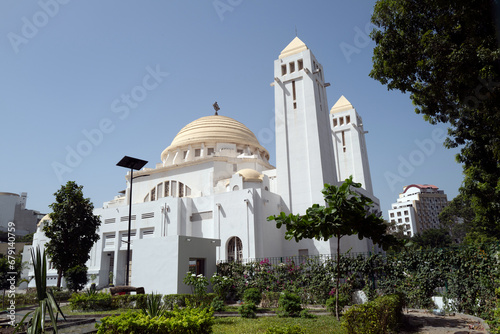 La cathédrale de Dakar au Sénégal en Afrique de l'ouest photo