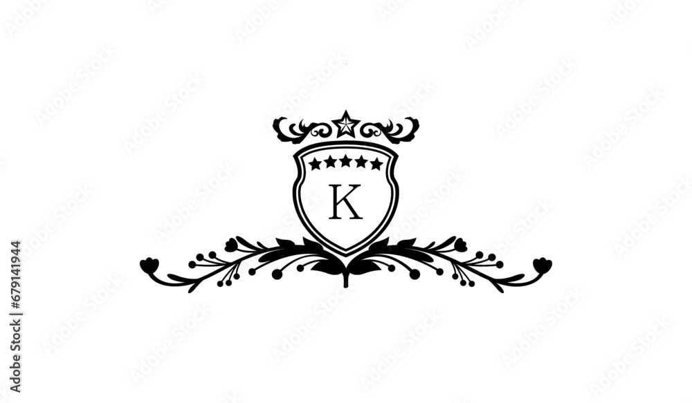 Halloween Monster Skull Logo K Halloween Monster Skull Logo K