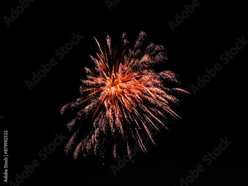 Fireworks in the sky