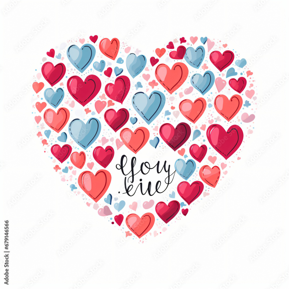 Love quote with heart thank you phrases Valentine