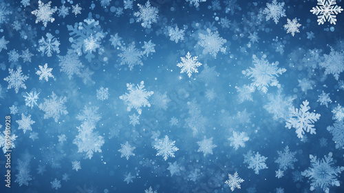 Snowflakes blur winter background © uladzimirzuyeu