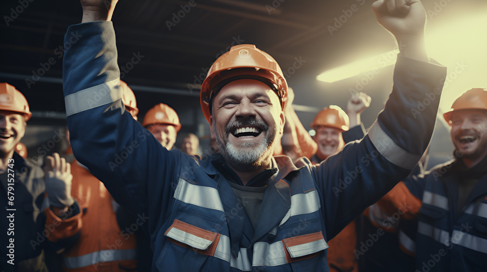 clean energy happy workers