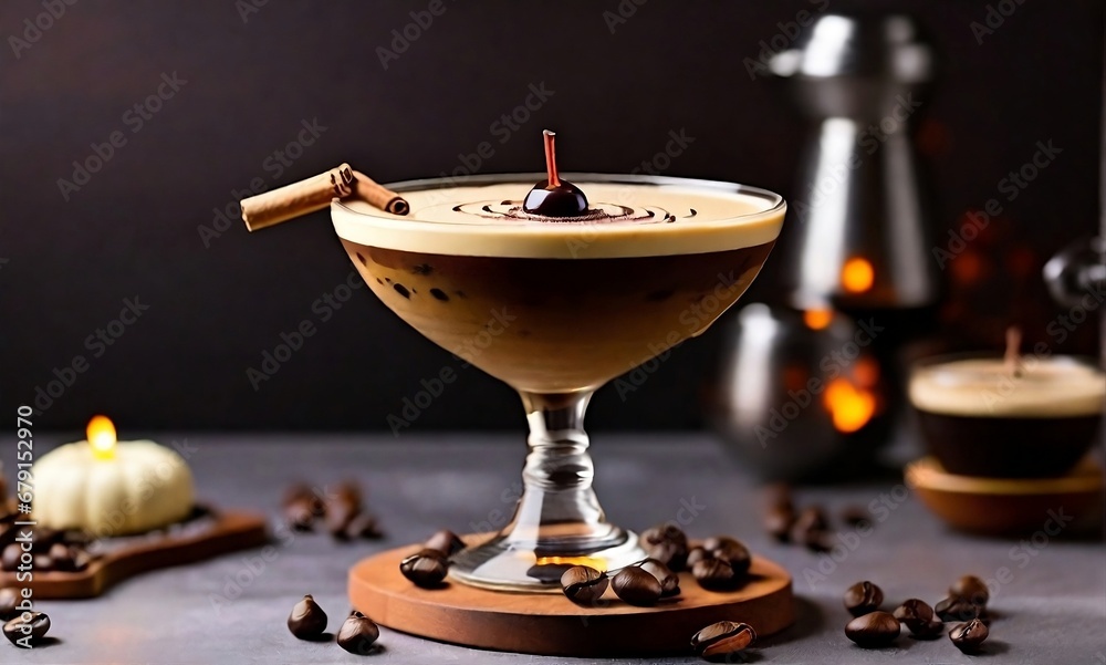 Vanilla Espresso Martini, a unique twist on the classic coffee and