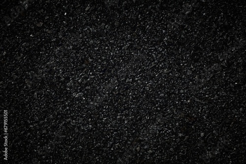 Black asphalt road texture