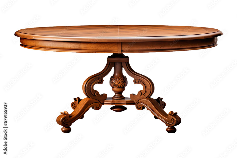 Dining table with clipping path Dining table with clipping path
