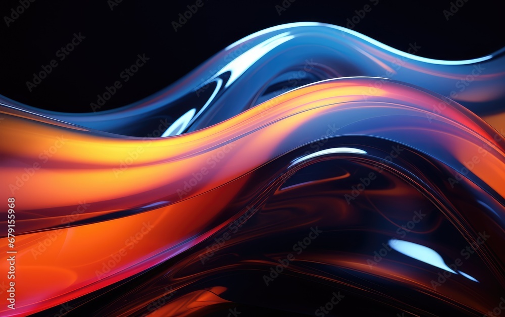 Abstract 3d render, A Journey Through Mesmerizing 3D Abstract Creations, With vibrant colors and beautiful backgrounds, Generative AI Abstract 3d render, A Journey Through Mesmerizing 3D Abstract Creations, With vibrant colors and beautiful backgrounds, Generative AI