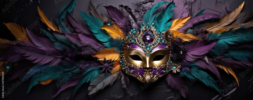 Carnival masks background