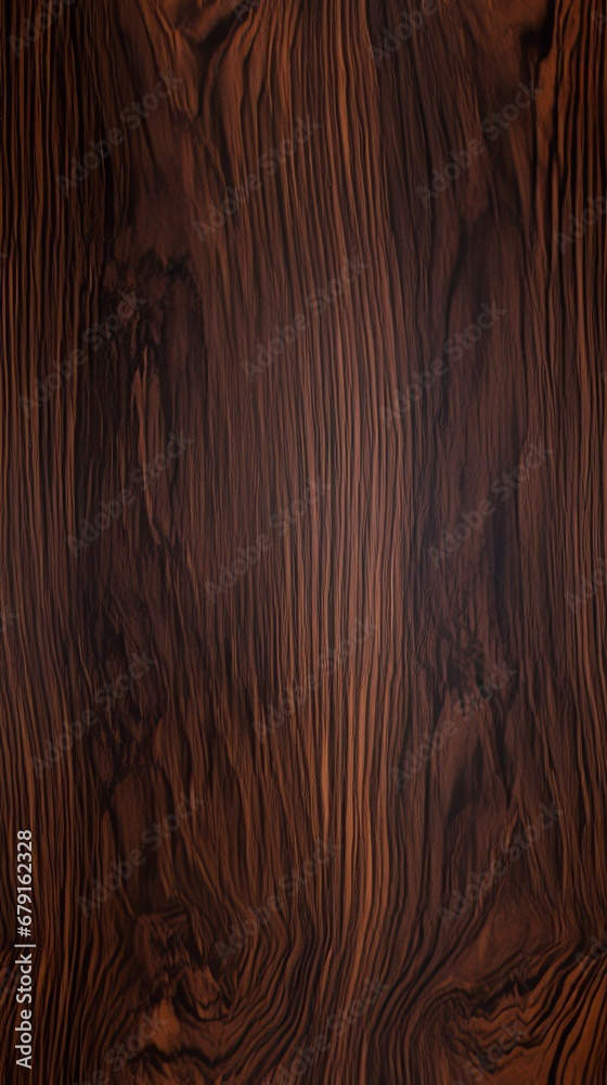 Close up of dark brown wood texture