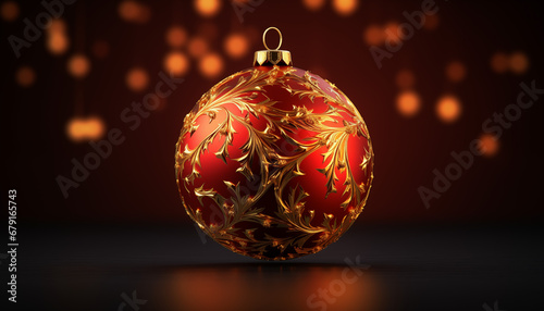 Beautiful Ornated Christmas ball