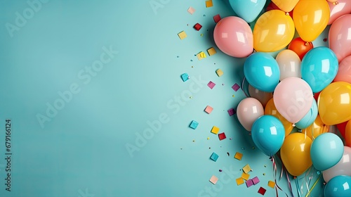 Fond de ballons pour les fêtes
