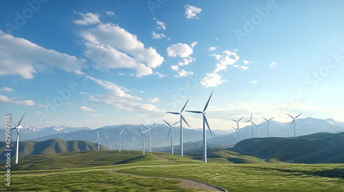 wind turbines wind power renewable energy power generation
