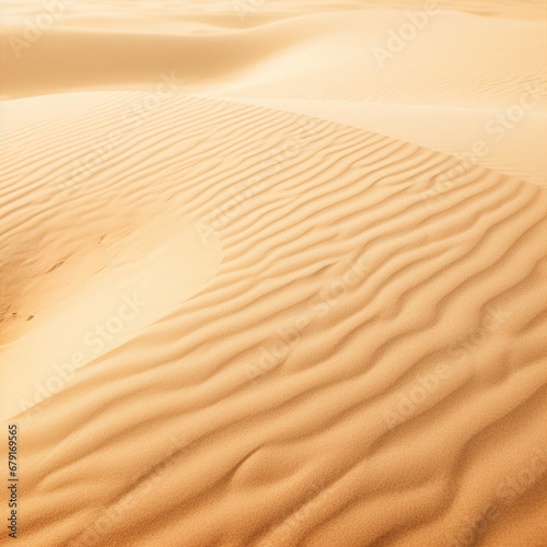 Fotografia con detalle y textura de superficie de arena de dunas, con tonos dorados