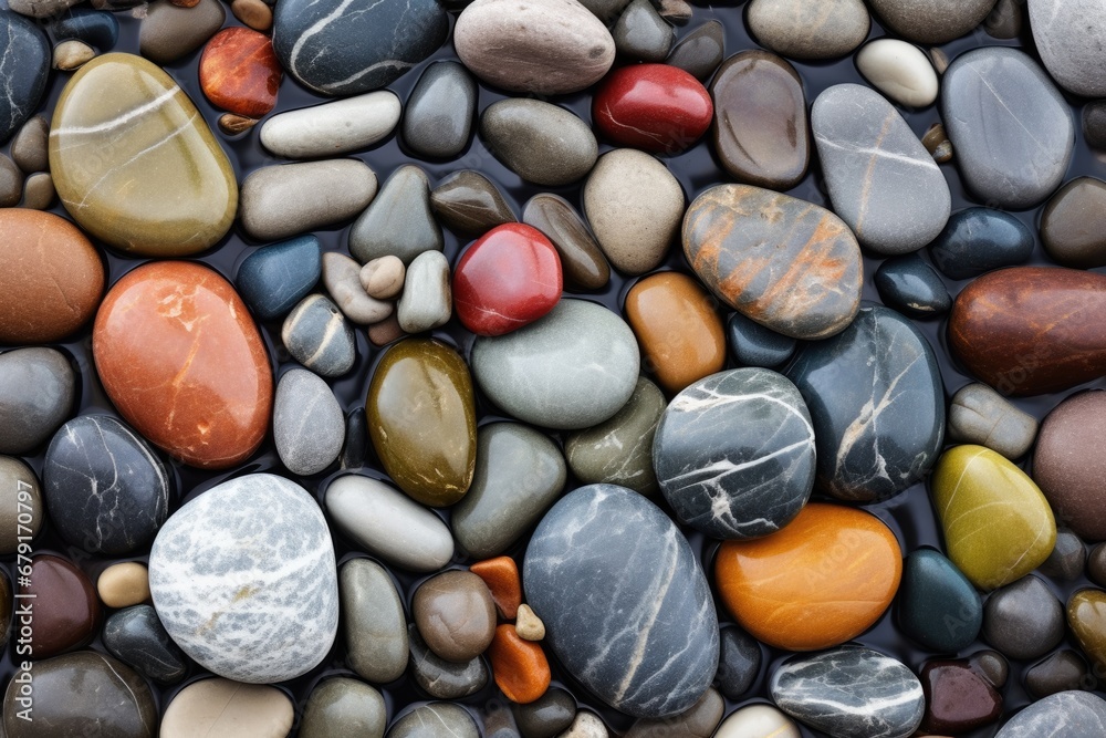 smooth river stones close-up smooth river stones close-up