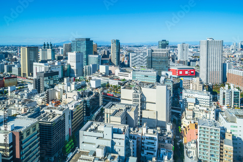 川崎駅前の都市風景【神奈川県・川崎市】　
Cityscape of Kawasaki City - Kanagawa, Japan photo