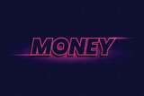 Money editable text effect design