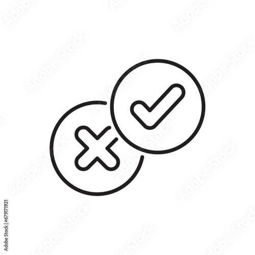 Interview quiz icon outline. Poster show. Answer time