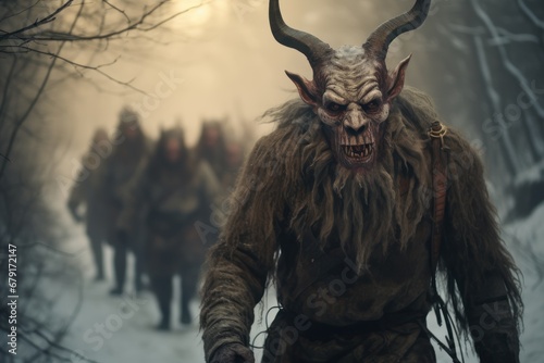 Krampus, Christmas devil folklore character