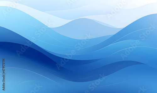 Blue lines Abstract blue floating wave design wallpaper