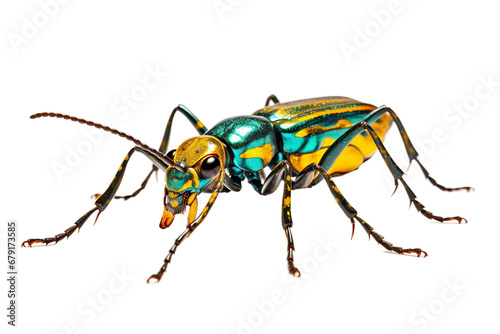Close up Shot of Beetle Isolated on transparent background © rzrstudio