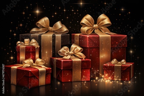 christmas gift boxes © nataliya_ua