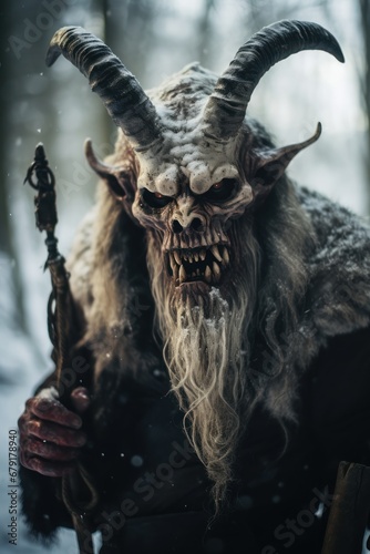 Krampus, Christmas devil folklore character
