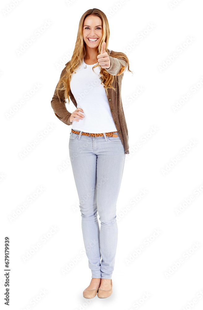 Thumbs up, portrait and woman with smile for success, winning achievement or celebrate deal isolated on transparent png background. Emoji, like sign and yes for feedback, thank you icon or excellence Thumbs up, portrait and woman with smile for success, winning achievement or celebrate deal isolated on transparent png background. Emoji, like sign and yes for feedback, thank you icon or excellence
